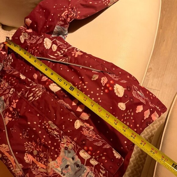 🌈 Reima 🌈 Girls' waterproof hooded jacket Muhvu Jam Red - Picture 16 of 16